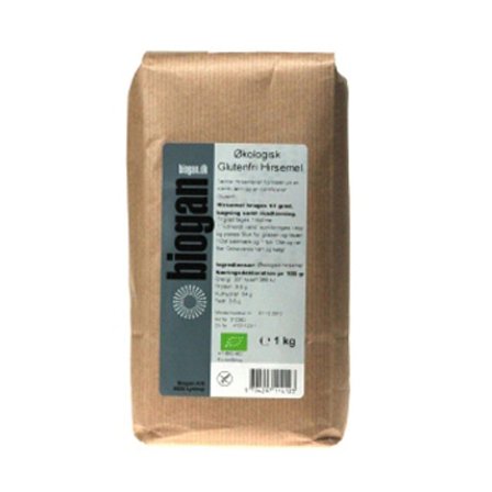 Biogan Hirsemel glutenfri Ø 1 kg, Helse & Madvarer, Mel, Øvrigt