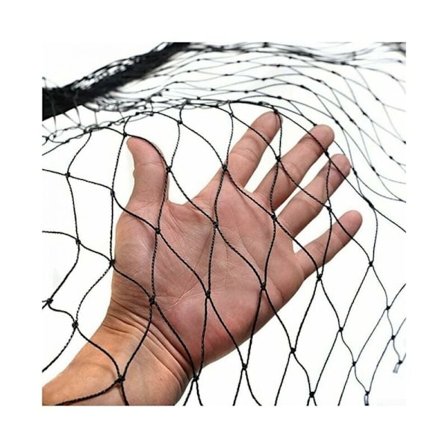 Fuglebeskyttelsesnet, 15 x 5 m bredt, fuglebeskyttelsesnet, stærkt havedambeskyttelsesnet, til frugt, grøntsager