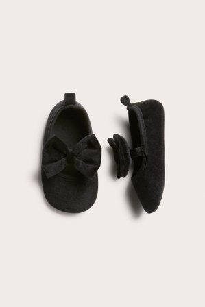 Kappahl | Ballerinaskor med rosett | Svart