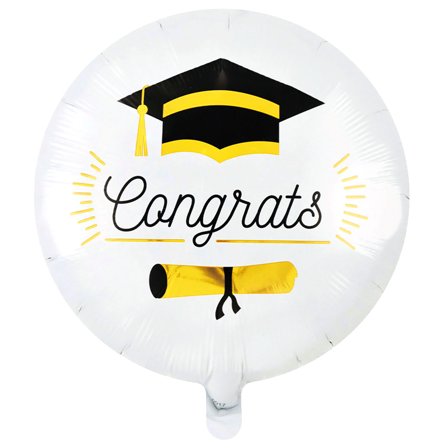 Rund Folieballong Congrats 46 cm