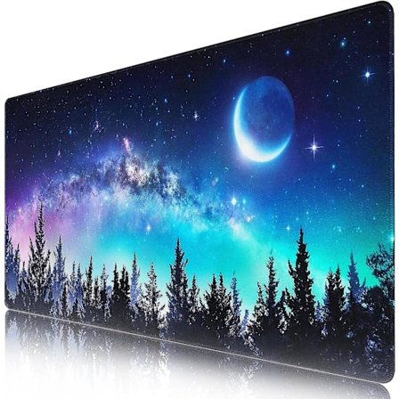 Galaxy Suuri Hiirimatto, Pöytämatto Liukumattomalla Pohjalla Laajennettu Hiirimatto XXL Näppäimistö Hiirimatto Pöytämatto Pöydän Päällä (35,4x15,7 