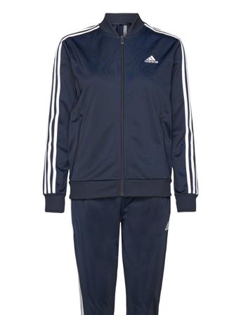 Essentials 3-Stripes Tracksuit Sport Sweatshirts & Hoodies Tracksuits - Sets Blue Adidas Sportswear
