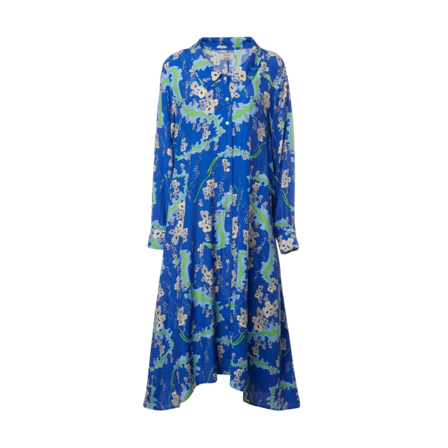 emmamalena Linda Klänning Sockertång Klänningar Dam Blå S