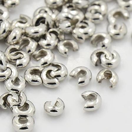 200 Nikkelfrie Platinabelagte Dekker for klemperler 4 mm