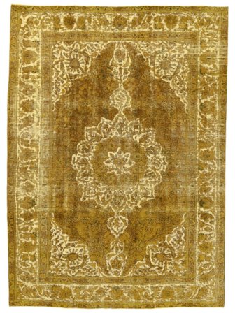 243X335 Tappeto Colored Vintage Moderno Marrone/Arancione (Lana, Persia/Iran) Carpetvista