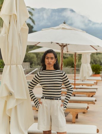 Twist & Tango Fenja Knitted Top - Cream - XS