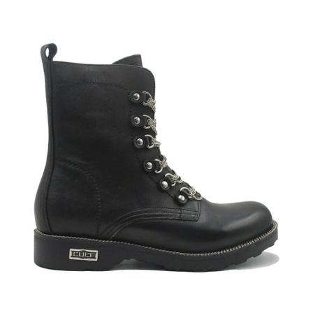 Cult, Lace-up Boots Czarny, Kobieta, Rozmiar: 37 EU