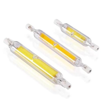 Led-lamppu R7s 78mm 15w 20w R7s-projektori 118mm 30w 40w 50w 110v 220v Cob-lamppu lasiputki Korvaa 30w 50w 100w halogeenilamppu Valo - Led-lamput ja -