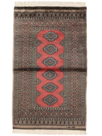 Oriental Pakistan Bokhara 3Ply Rug 99X162 Brown/Black Wool, Pakistan