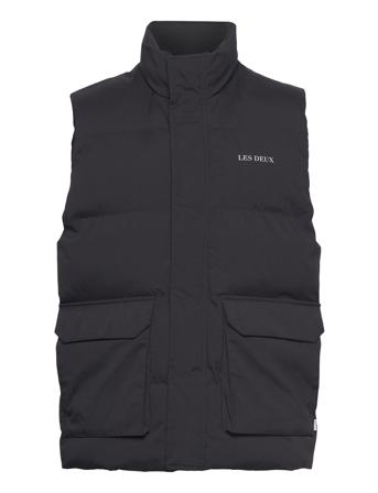 Maddox Puffer Vest Vest Svart Les Deux*Betinget Tilbud