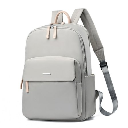 ING Dame Reise Laptop Ryggsekk - Casual Skulderveske - Oxford Stoff Arbeidsveske, Vanntett Business Ryggsekk - Grå