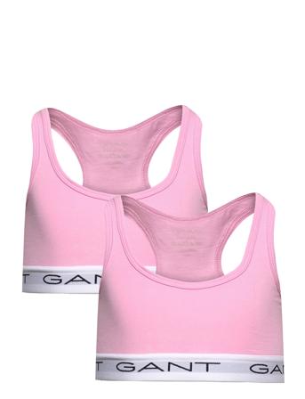 Top 2-Pack Night & Underwear Underwear Tops Rosa GANT*Betinget Tilbud