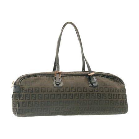Fendi Vintage, Pre-owned Handbag Bruin, Dames, Maat:ONE Size,leer