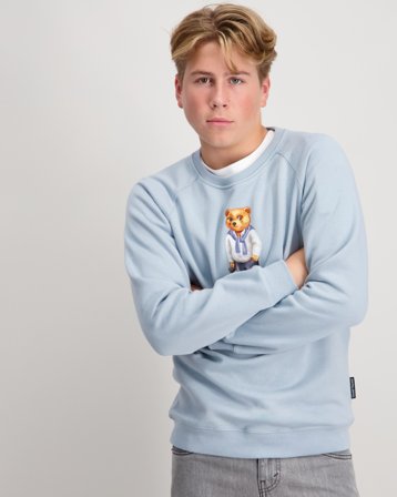 Baron Filou Pullover Blå Genser Gutt - Kids Brand Store