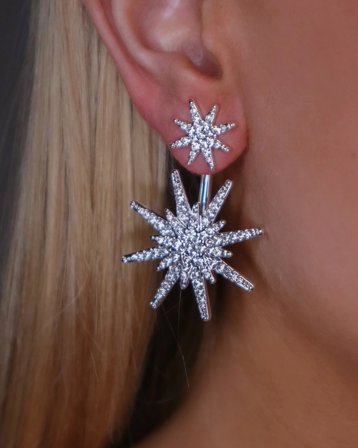 IOAKU ALFA STAR EARRINGS Couleur argent Bijoux Fille - Kids Brand Store