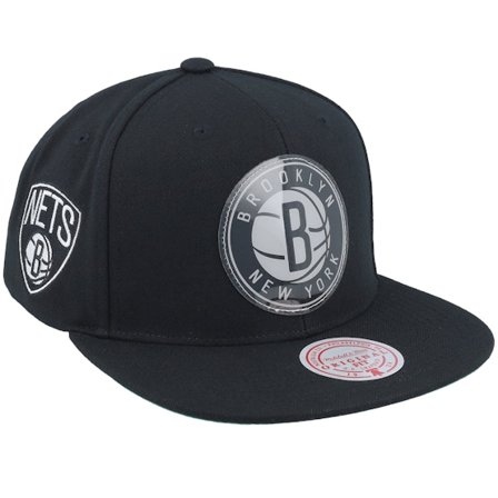 Mitchell & Ness - NBA Musta snapback Lippis - Brooklyn Nets Now You See Me Black Snapback @ Hatstore