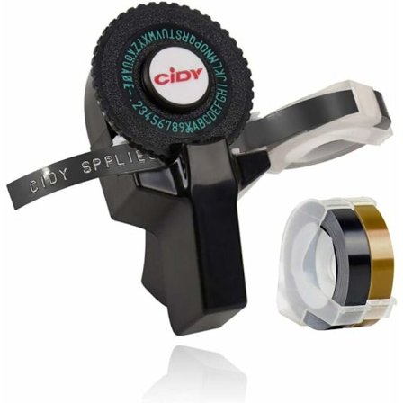 Mini-tarra-tulostin, manuaalinen DIY-tarra-laite 2 liimakelalla, sopii kotikäyttöön