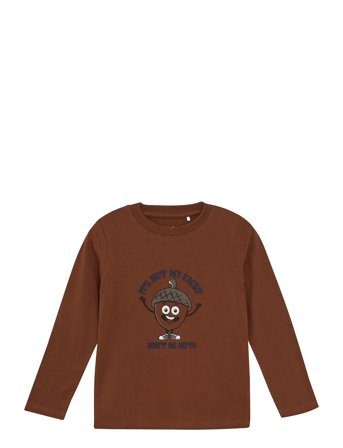 T-Shirt Ls Brown Minymo
