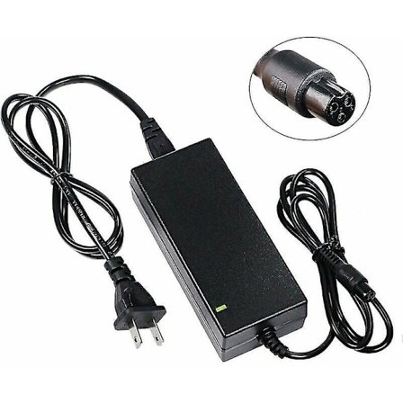 Kryc 36V Laddare för cykelbatteri, 42V 2A 42V 1.5A Strömförsörjningsadapterladdare för elscooter