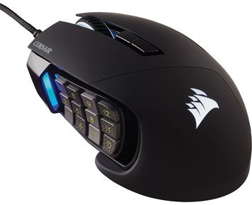 Corsair Scimitar RGB Elite - Fyndvara - Gamingmus med 17 knappar för MOBA/MMO