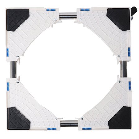 Automatisk vaskemaskin basebrakett med brems - 8 hjul, kjøleskapstøtte (1 stk)