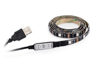 Andersson LDU 3.0 - 1m RGB - 1 m färgglad, självhäftande USB-ljusslinga till din TV