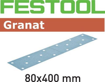 Festool STF GR Slippapper 80x400mm, 50-pack P120, Maskintillbehör & förbrukning