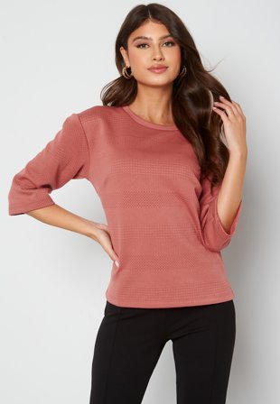 Happy Holly Nea structure top Dark pink Klær