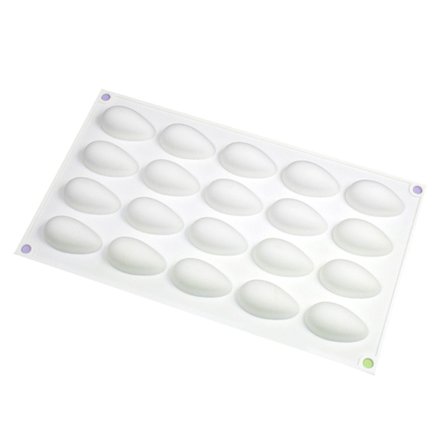 Aubergine Silikonform Sockerkaksform Gröna Bönor Kakform Godisform Choklad Isbit Fransk Dessert Tårtdekorationer