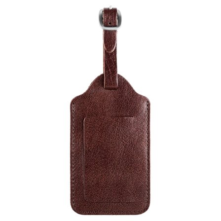 Bagasjemerke | California Brunt Fullnarvet Bøffelskinn for menn