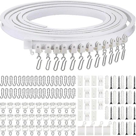 5 Meter Bøjelig Loft Gardinskinne Fleksibel Loftgardin