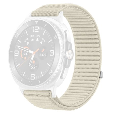 Galaxy Watch 8 46/44/40 mm Armband Nylon Loop Starlight