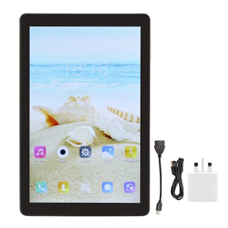 10,1 tums Android-surfplatta 4 GB RAM 64 GB ROM Octa Core HD-pekskärm 8800 mAh 2,4 G WiFi 100–240 V svart