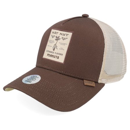 Djinns - Brown trucker Czapka Z Daszkiem - Hft Cap Hat Nut #1 Brown/Peanut A-Frame Trucker @ Hatstore
