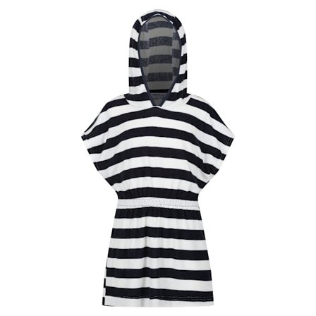 Regatta Barn/Barn Bernessa Randig Frotté Poncho 3-4 År Marinblå