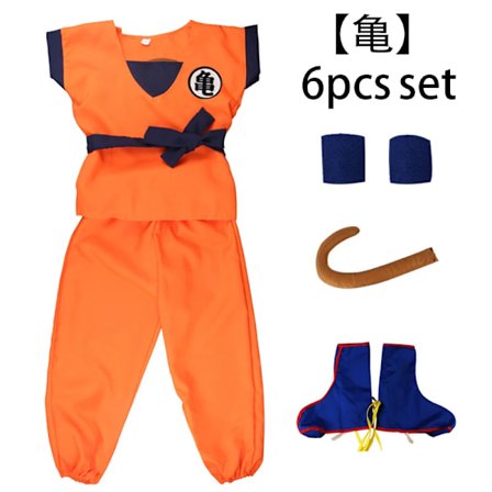 Anime Dragon Ball Barndräkt Son Goku Gui Cosplay Kläder Barnens dag Halloween Alla helgons dag Performance Outfit Vuxen