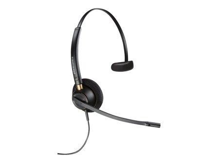 Poly EncorePro HW510 Wired Quick Disconnect Noise-Cancelling Monaural Headset