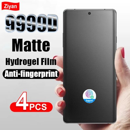 4 st Matt Hydrogel Film för Samsung Galaxy S25 Edge S24 S23 S22 S21 Note 20 Ultra S20 FE S10+ A13 A33 A53 5G Skärmskydd