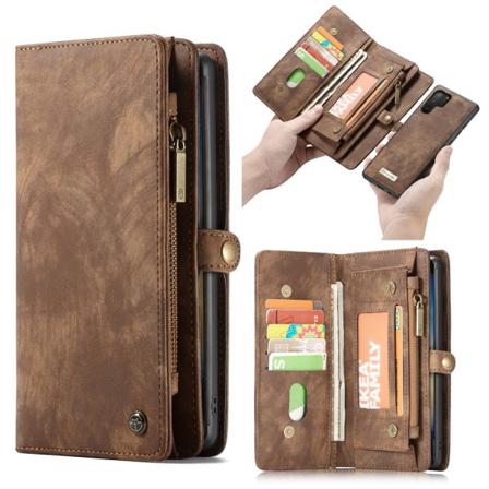 Caseme Samsung Galaxy Note 10 Plus Retro Plånboksfodral - Brun Brun