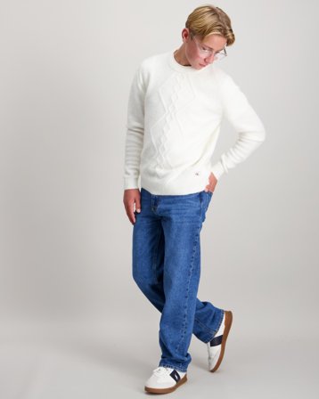 Calvin Klein FLUFFY SWEATER Grå Tröjor Kille - Kids Brand Store