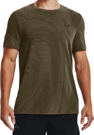Under Armour Men's Ua Seamless Surge SS Men Short sleeved fitness sweater Green L