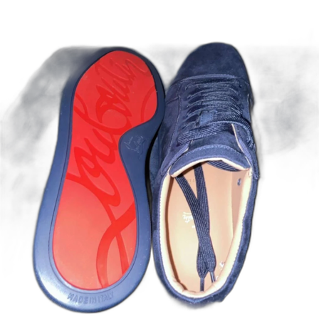 Louboutins Mörk blåa