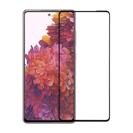 Skärmskydd Galaxy S20 FE - 3D Härdat Glas Svart