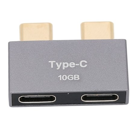 USB C Hub Adapter Dobbel Port Bærbar Mini Type C Ekspansjonsdokk Kompatibel med MacBook Laptop Hann til Hunn