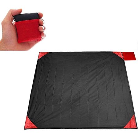 Mini Lomme Picnic Tæppe Let og Holdbart Vandtæt Sandtæt Strand Camping Rejse med Måtte Bærbar Taske til Udendørs Aktiviteter (70 * 110cm
