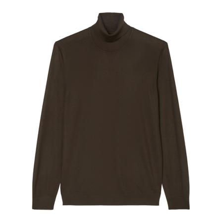 Marc O'Polo, Turtlenecks Brązowy, Mężczyzna, Rozmiar: S