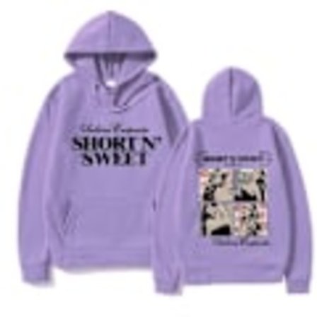 Sabrina Carpenter -aiheinen huppari, painettu collegepaita, löysä pusero, rento pitkähihainen unisex violetti XL