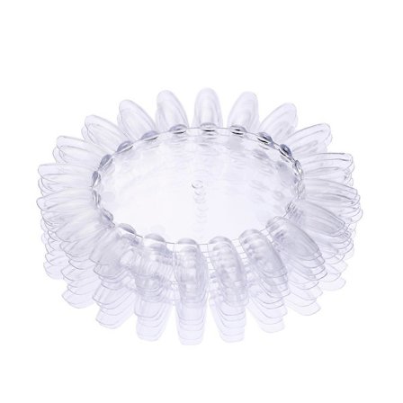 10 st Klar Display Hylla Nagelkonst Målningsverktyg Fat Display Klar Nagelkonst Tips Nagelstickor Hylla Nagelfärg