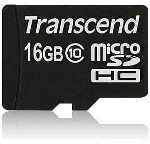 Transcend flashminnekort - 16 GB - microSDHC