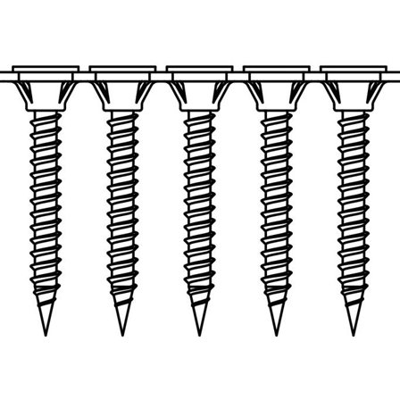 Bosch 2608000548 Bandad gipsskruv 3,9x30 mm, Infästning